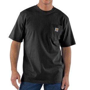 Carhartt • Men's Loose Fit Short-Sleeve Pocket T-Shirt • Size Large • Black